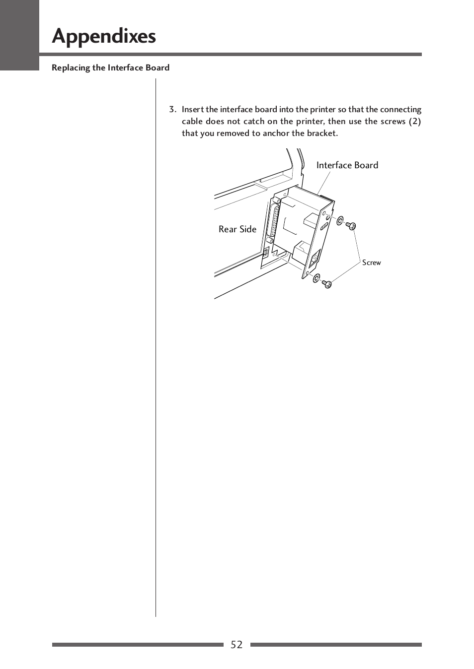 Appendixes | Citizen Systems CLP-521 User Manual | Page 52 / 54
