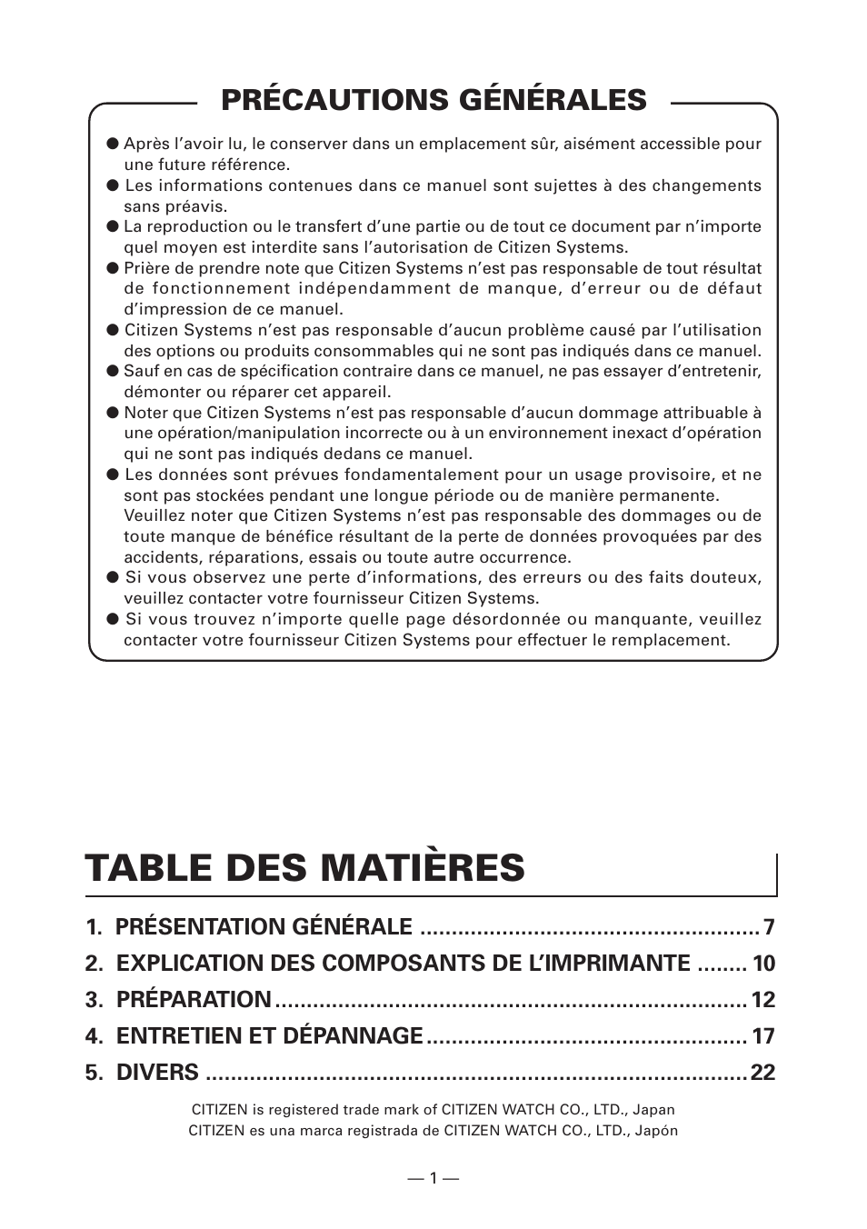 Citizen Systems CT-S2000DC User Manual | Page 30 / 136