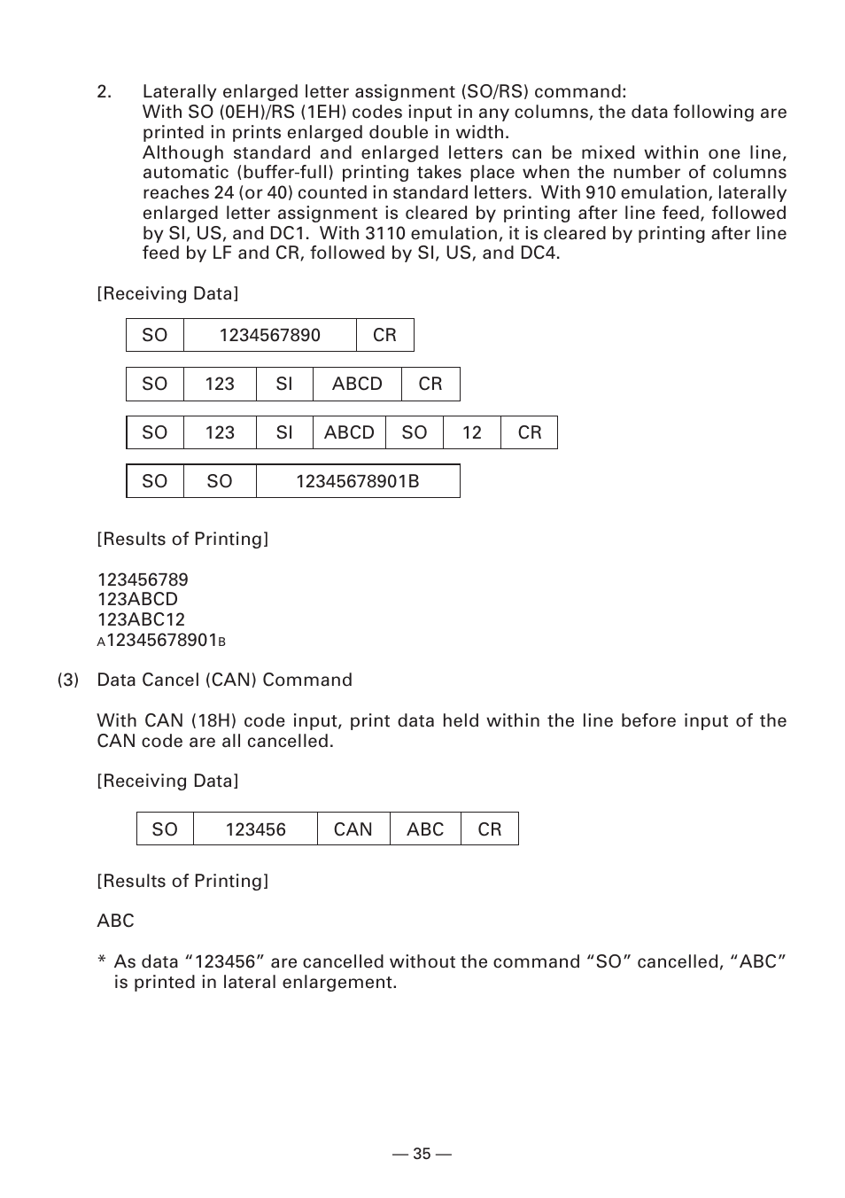 Citizen Systems CBM-910 Type II User Manual | Page 39 / 62