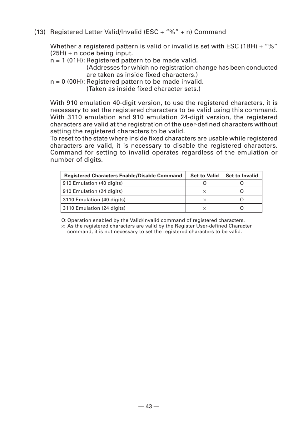 Citizen Systems CBM-910 Type II User Manual | Page 47 / 62