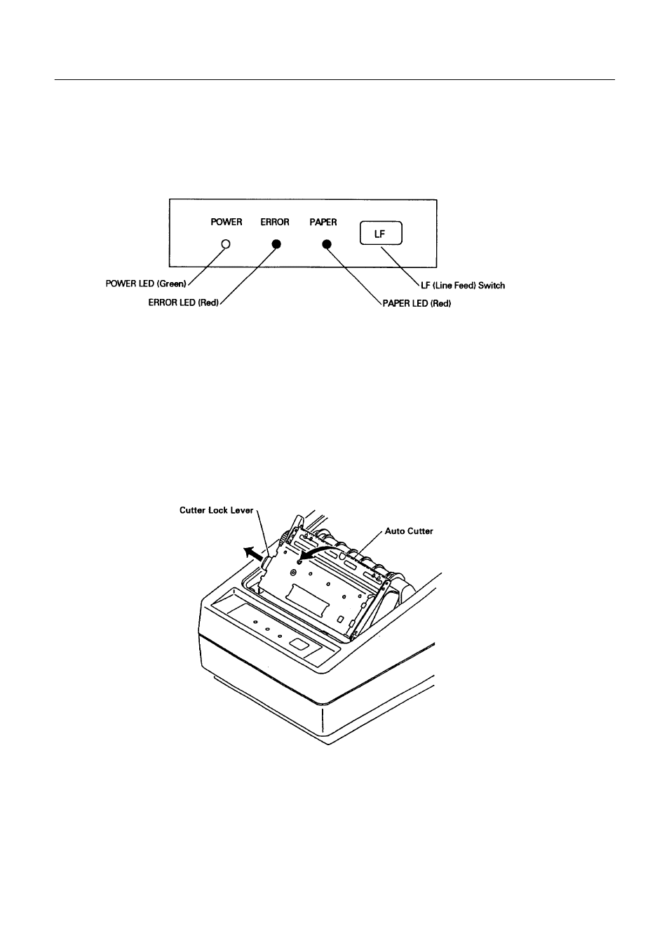 5 opening the auto cutter(cbm-231) | Citizen Systems CBM-231 User Manual | Page 18 / 64