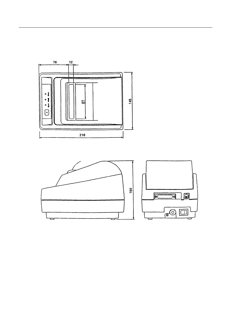 Cbm-231 | Citizen Systems CBM-231 User Manual | Page 62 / 64