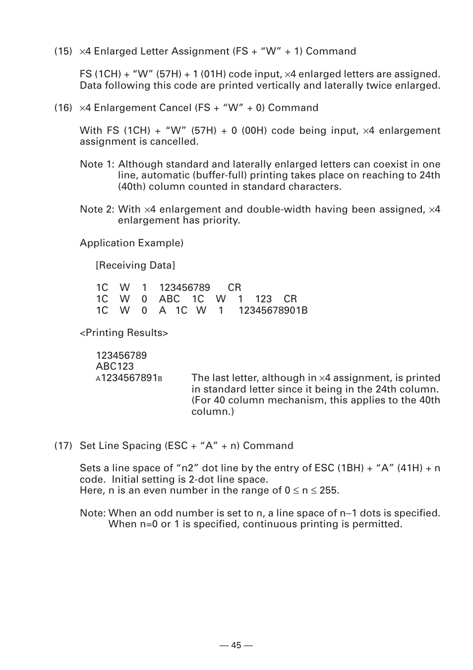 Citizen Systems Compact desk-top dot matrix printer CBM-910 Type II User Manual | Page 49 / 62