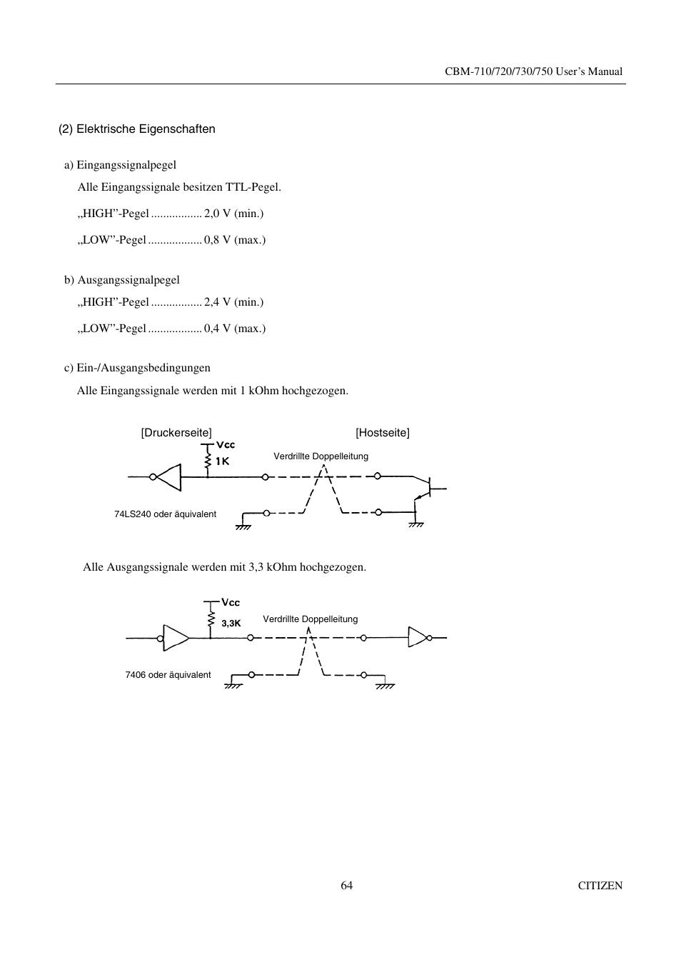 Citizen Systems CBM-720 User Manual | Page 70 / 81