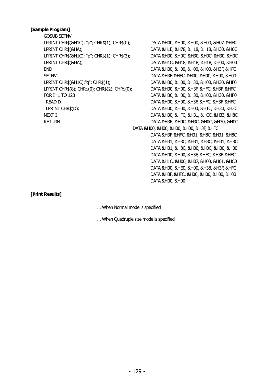 Citizen | Citizen Systems BD2-2220 User Manual | Page 129 / 312