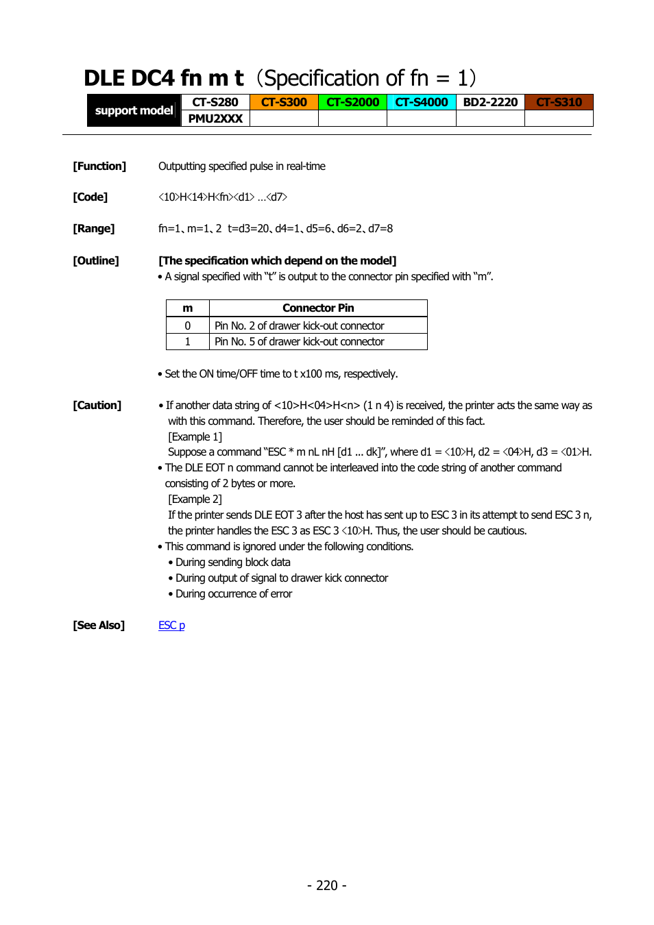 Dle dc4 fn m t （specification of fn = 1, Dle dc4 fn m t （ specification of fn = 1, Dle dc4 | Citizen Systems BD2-2220 User Manual | Page 220 / 312