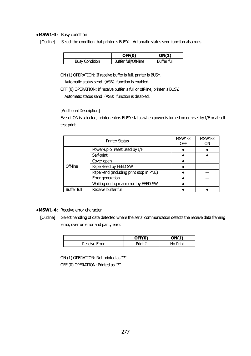 Citizen Systems BD2-2220 User Manual | Page 277 / 312