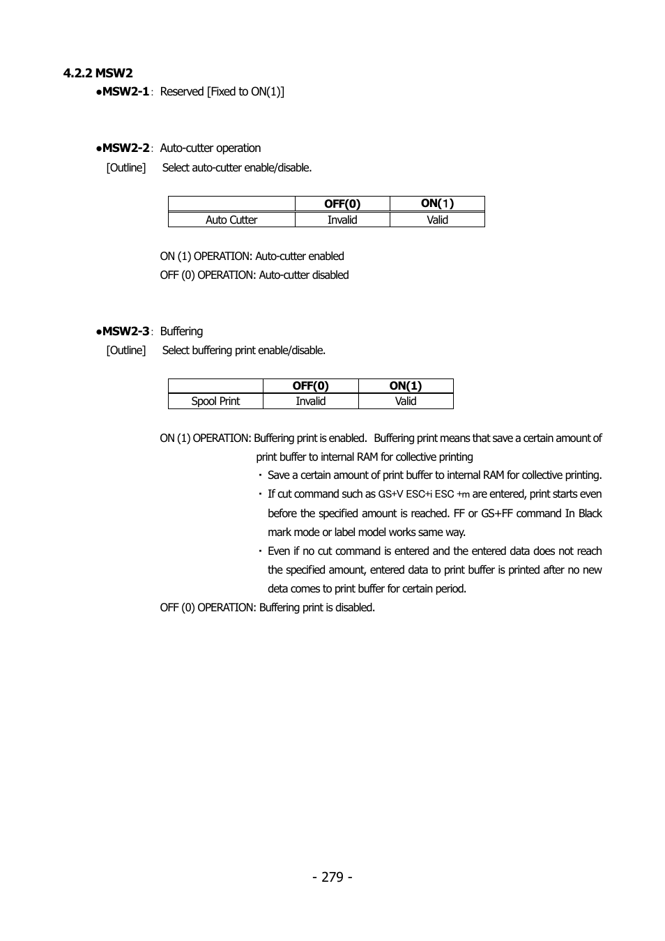 2 msw2 | Citizen Systems BD2-2220 User Manual | Page 279 / 312