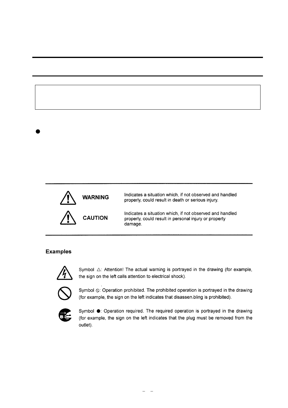 Chapter, Safety precautions, Z safety signs | Citizen Systems CLP-9001 User Manual | Page 13 / 73