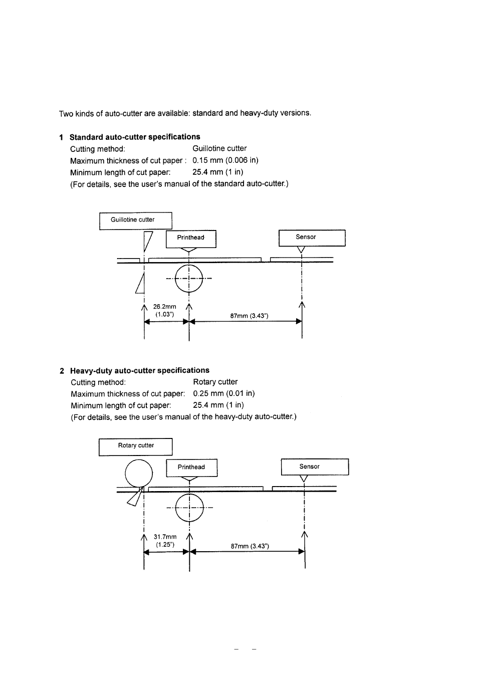 5 auto-cutter (optional) | Citizen Systems CLP-9001 User Manual | Page 71 / 73