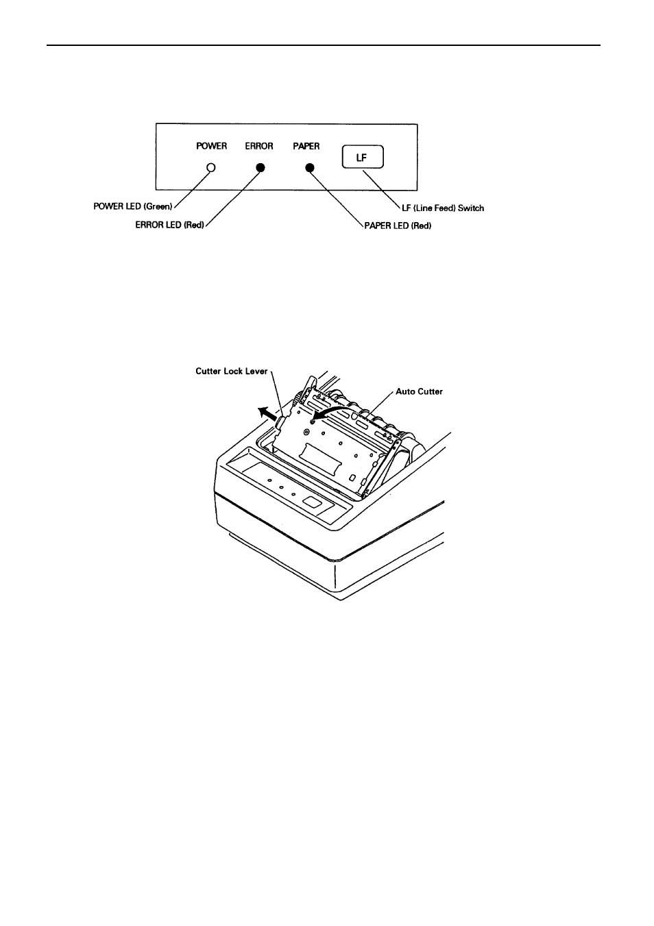 5 opening the auto cutter(cbm-231) | Citizen Systems CBM-230/231 User Manual | Page 18 / 59