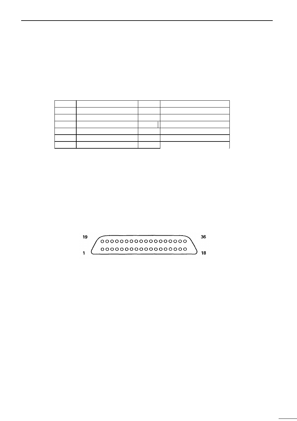 Parallel interface, 6 parallel interface, 1specifications | 2 connector's pin configuration | Citizen Systems CBM-230/231 User Manual | Page 22 / 59