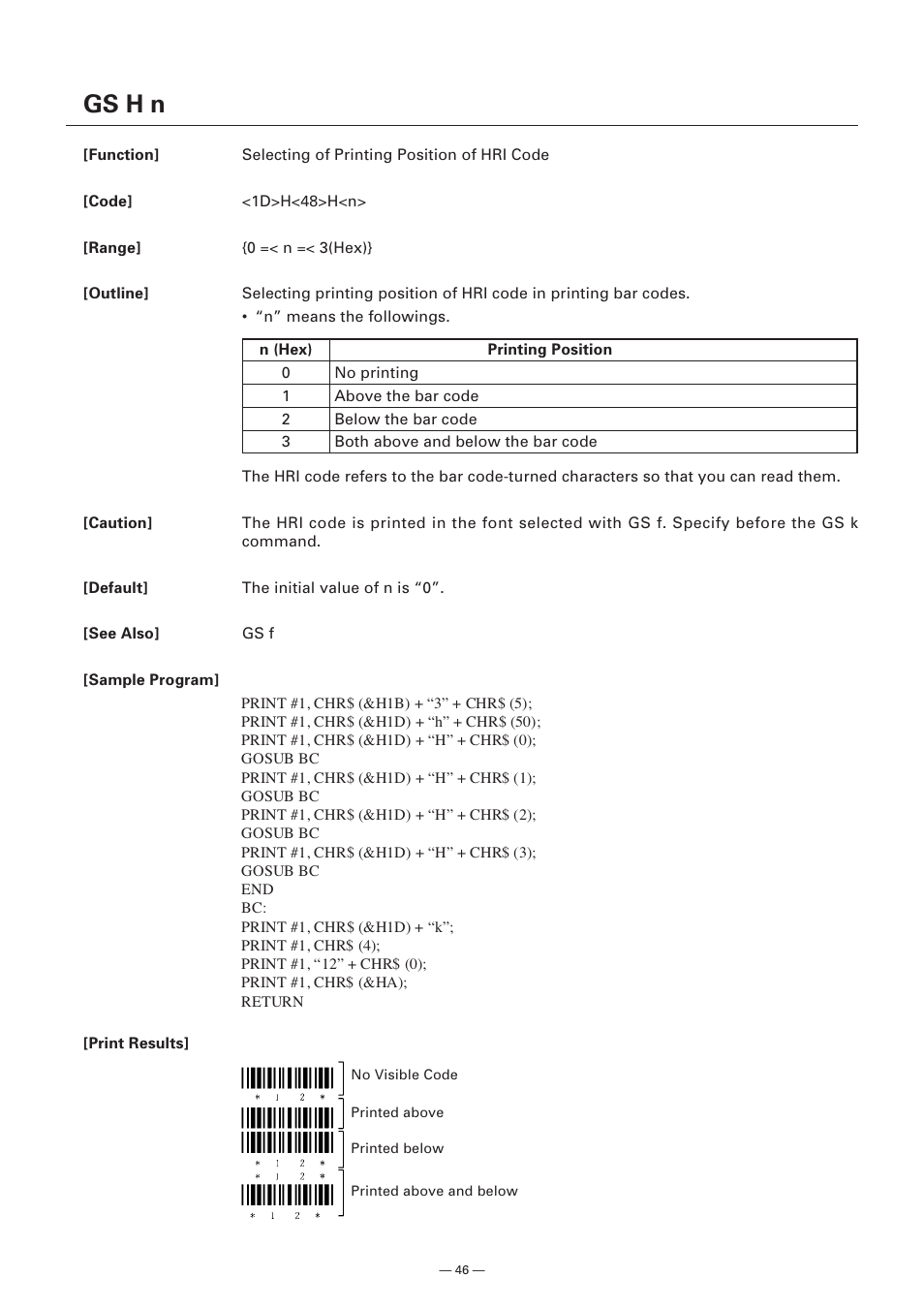 Gs h n | Citizen Systems Model CMP-10 User Manual | Page 48 / 80