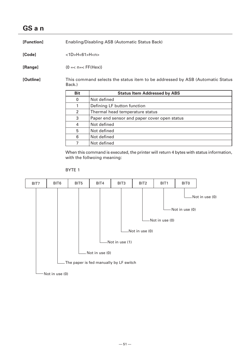 Gs a n | Citizen Systems Model CMP-10 User Manual | Page 53 / 80