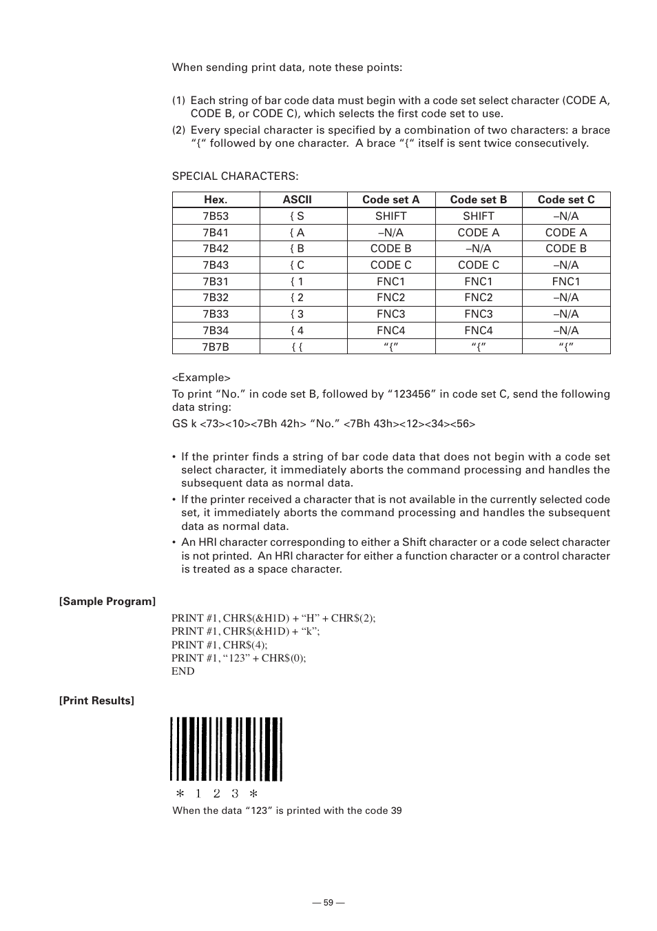 Citizen Systems Model CMP-10 User Manual | Page 61 / 80