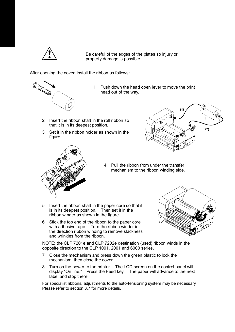 Citizen Systems CLP 6002 User Manual | Page 18 / 26