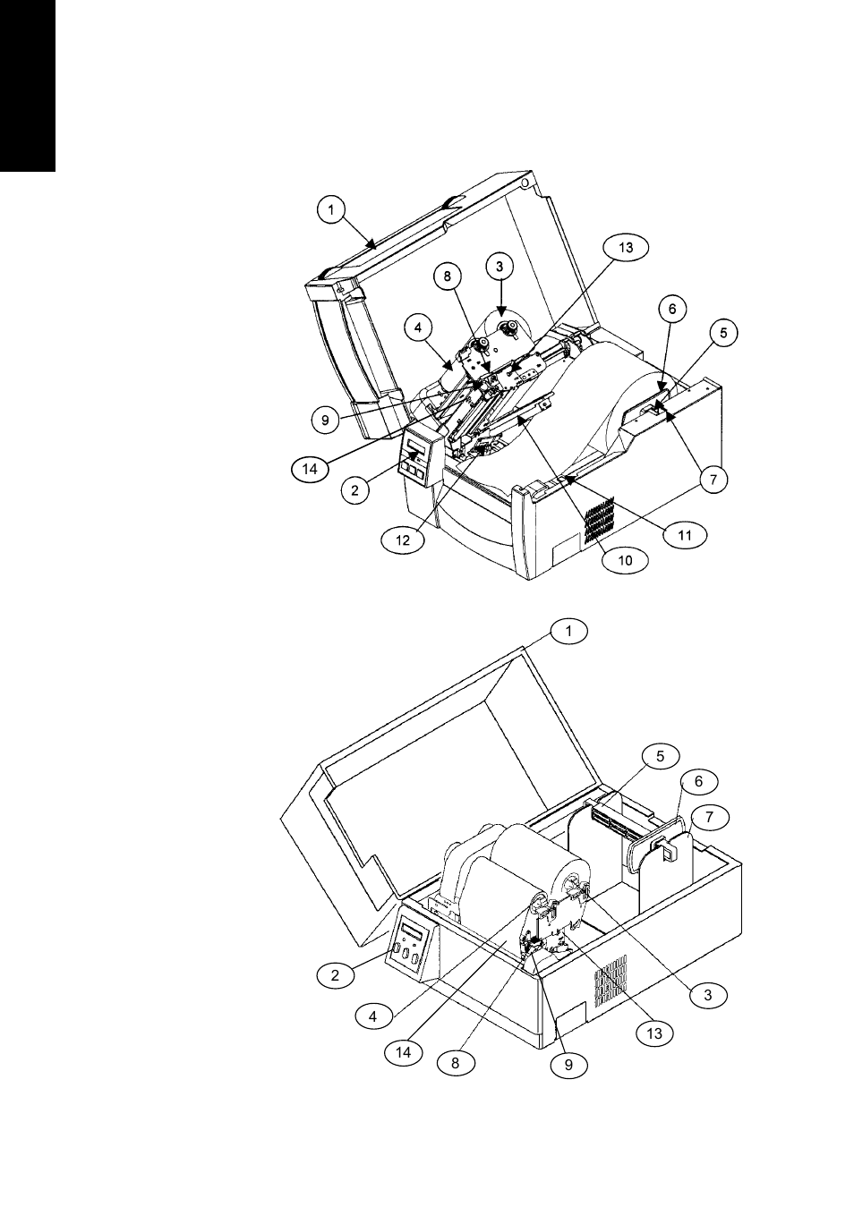 2 part names and functions | Citizen Systems CLP 6002 User Manual | Page 8 / 26