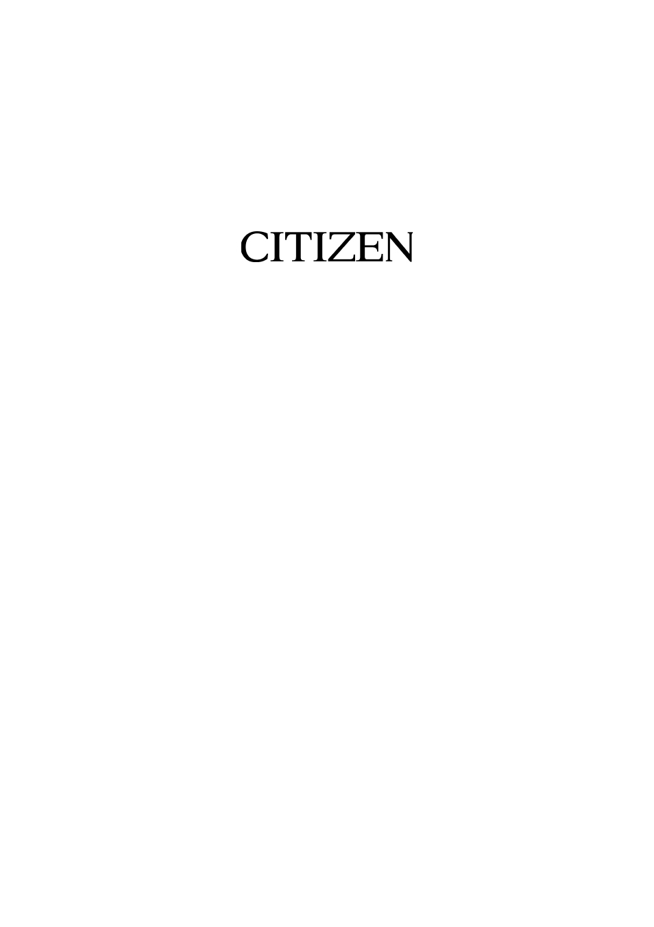 Citizen Systems Citizen Swift 90 User Manual | 44 pages