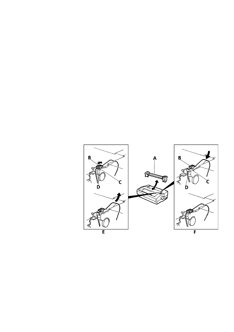 Installing the tractor unit, Installing the tractor in the push position | Citizen Systems Citizen Swift 90 User Manual | Page 13 / 44