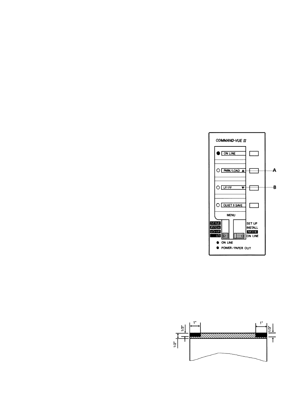 Top of form fine adjustment - vtop | Citizen Systems Citizen Swift 90 User Manual | Page 21 / 44