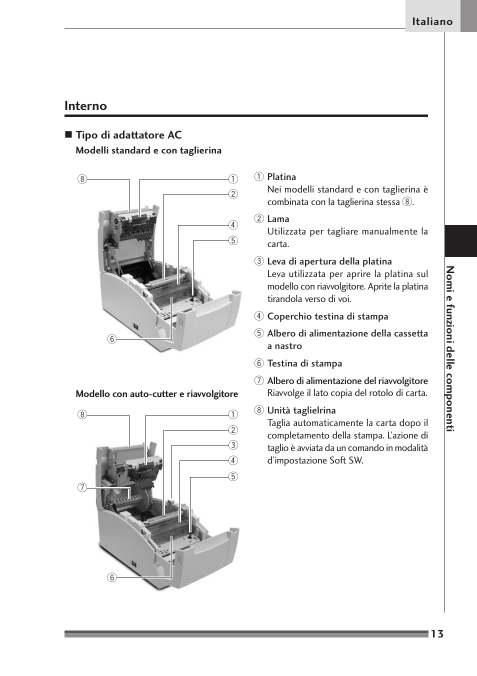 Interno | Citizen Systems Citizen CD-S500 User Manual | Page 149 / 220