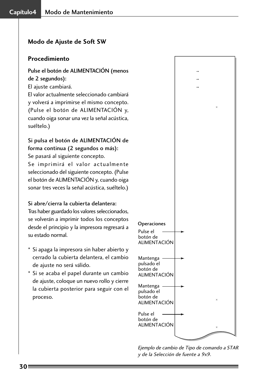 Procedimiento | Citizen Systems Citizen CD-S500 User Manual | Page 208 / 220