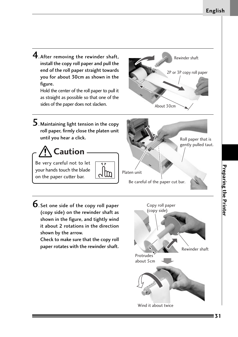 Caution | Citizen Systems Citizen CD-S500 User Manual | Page 33 / 220