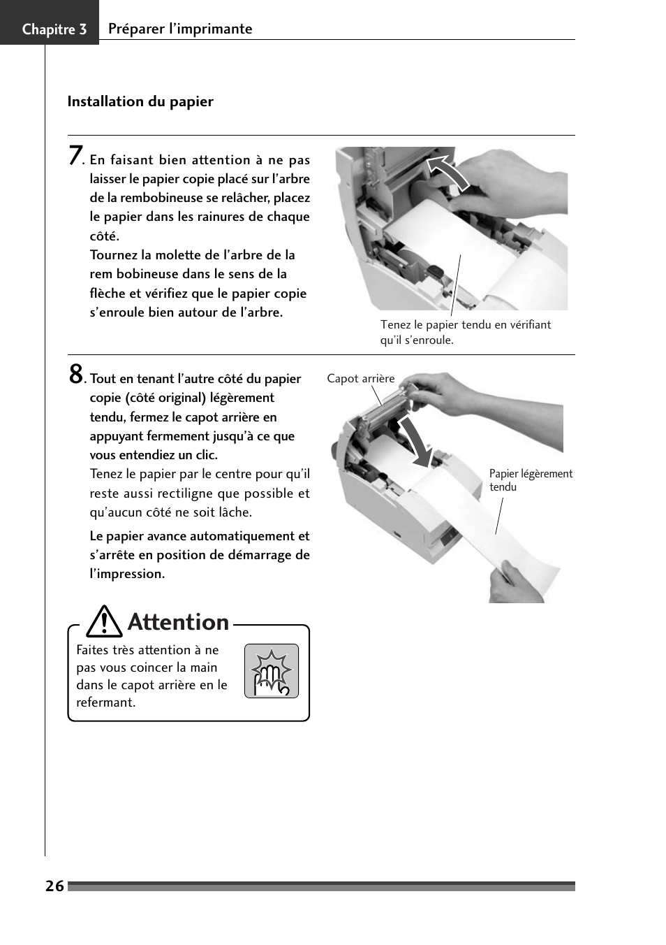 Attention | Citizen Systems Citizen CD-S500 User Manual | Page 78 / 220