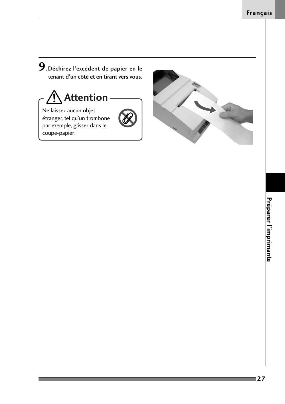 Attention | Citizen Systems Citizen CD-S500 User Manual | Page 79 / 220