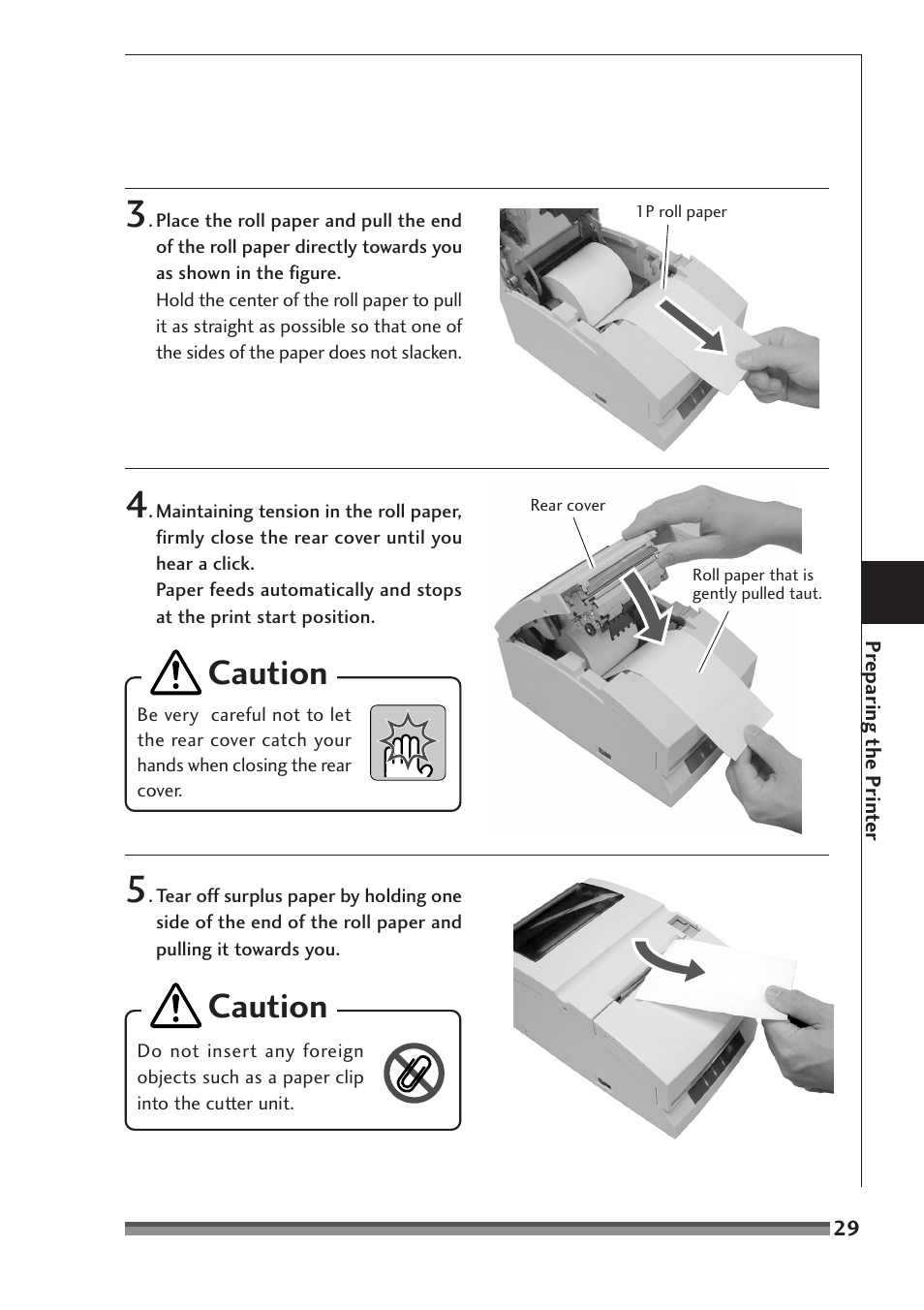 Caution | Citizen Systems CD-S500A User Manual | Page 29 / 52