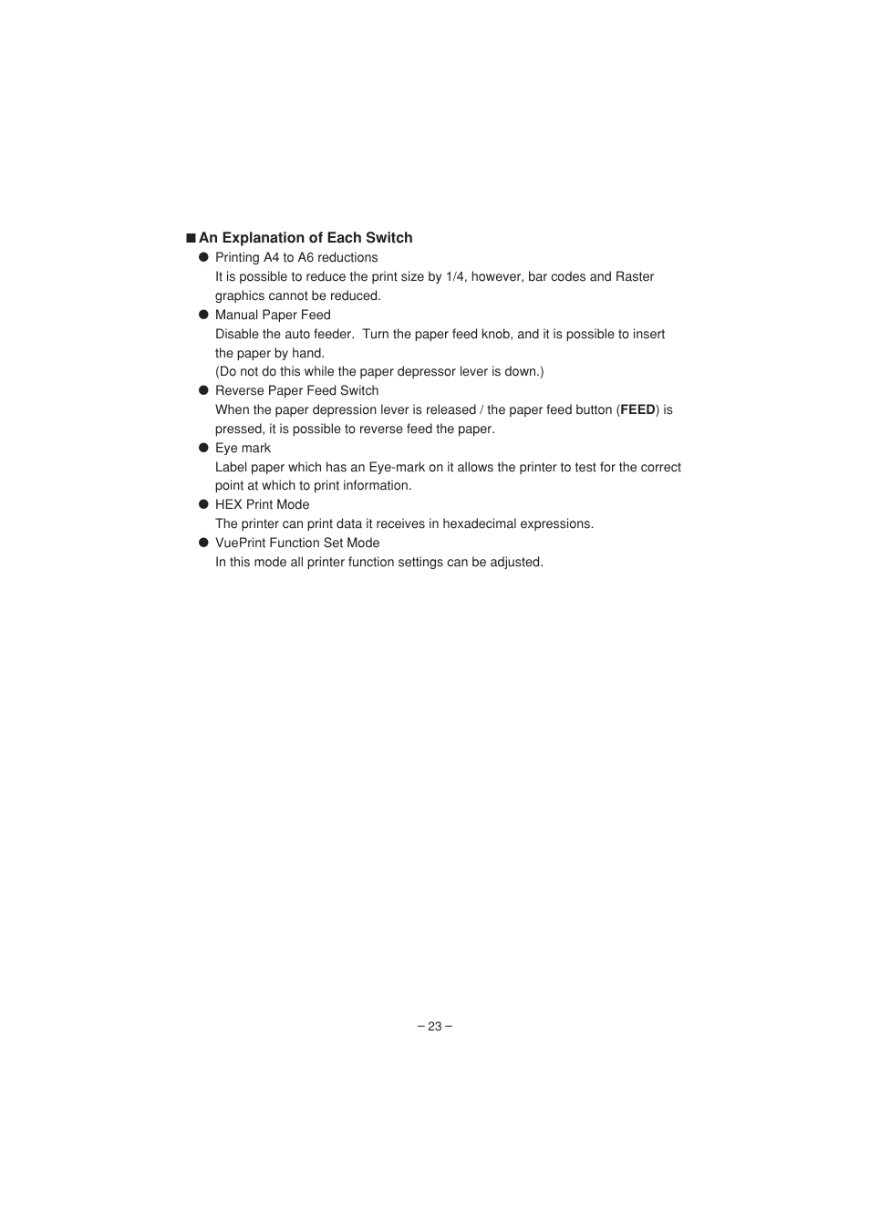 Citizen Systems PD-04 User Manual | Page 27 / 42