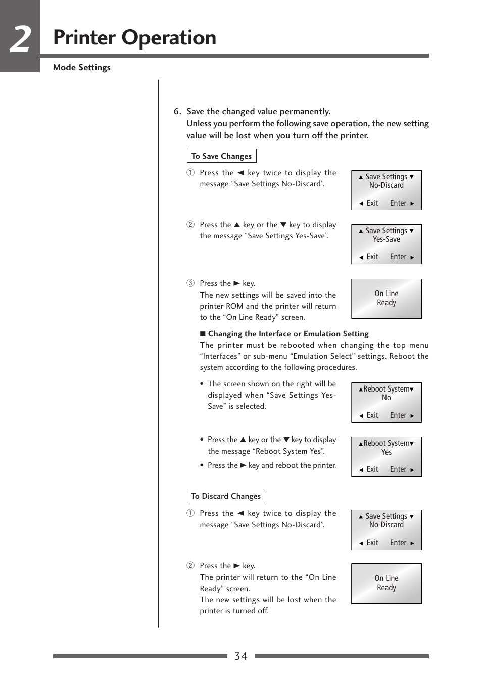 Printer operation | Citizen Systems Citizen CL-S700 User Manual | Page 34 / 70