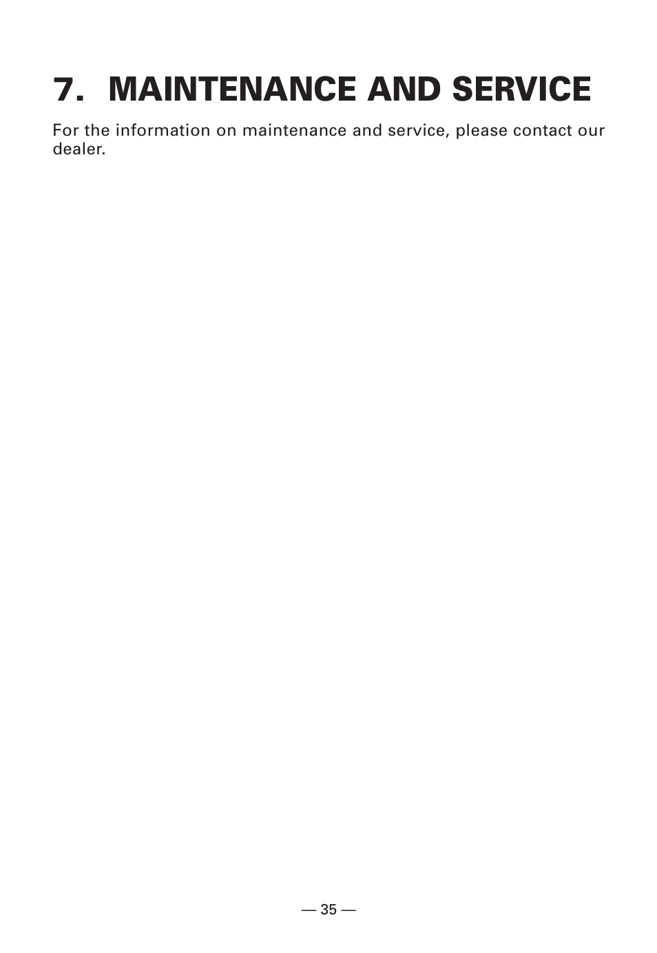 Maintenance and service | Citizen Systems Citizen CMP-10BT User Manual | Page 37 / 41