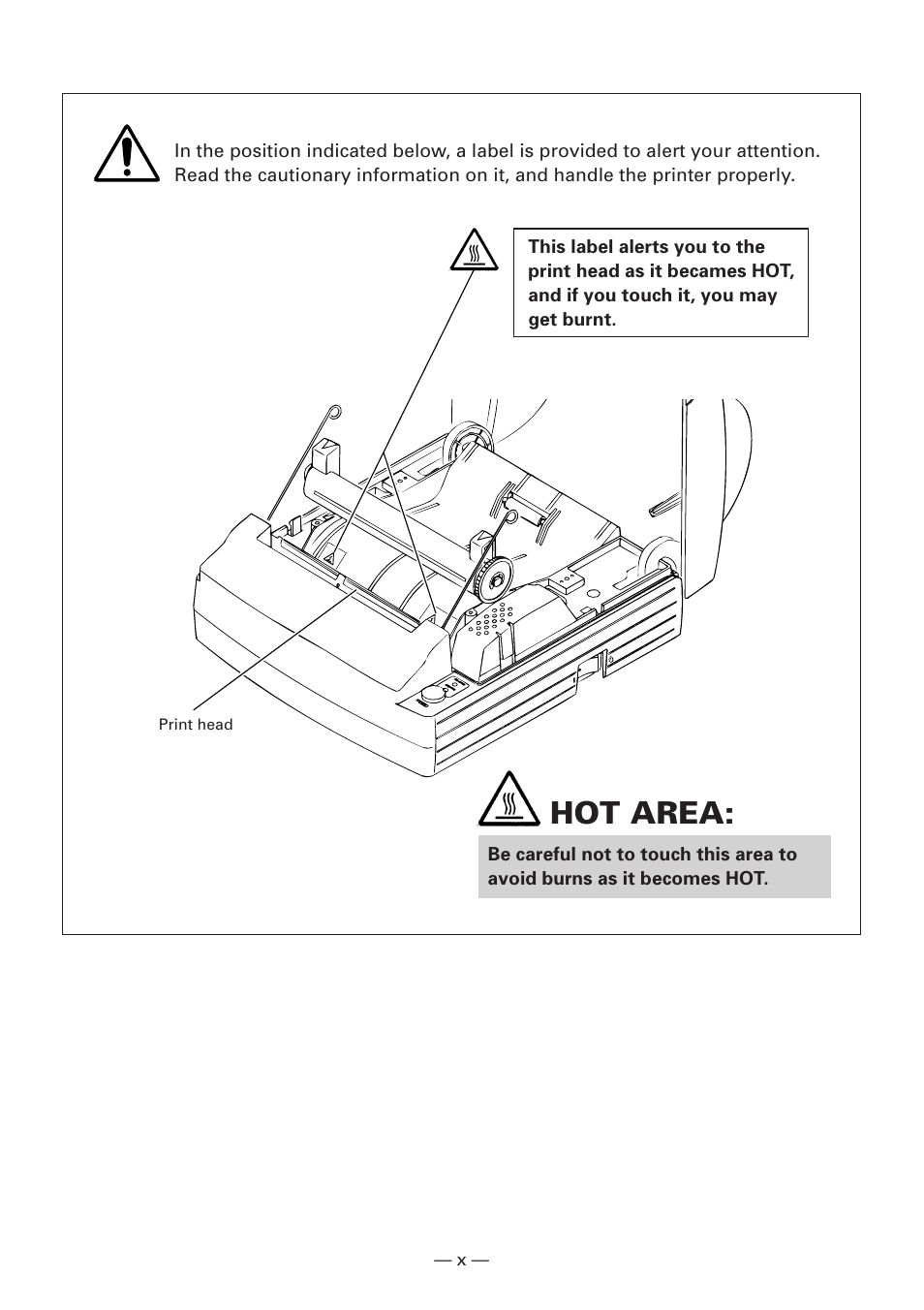 Hot area | Citizen Systems iDP3240 User Manual | Page 12 / 231