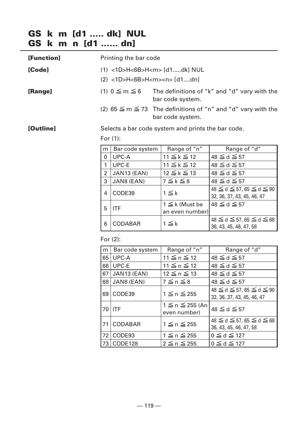 Citizen Systems iDP3240 User Manual | Page 139 / 231