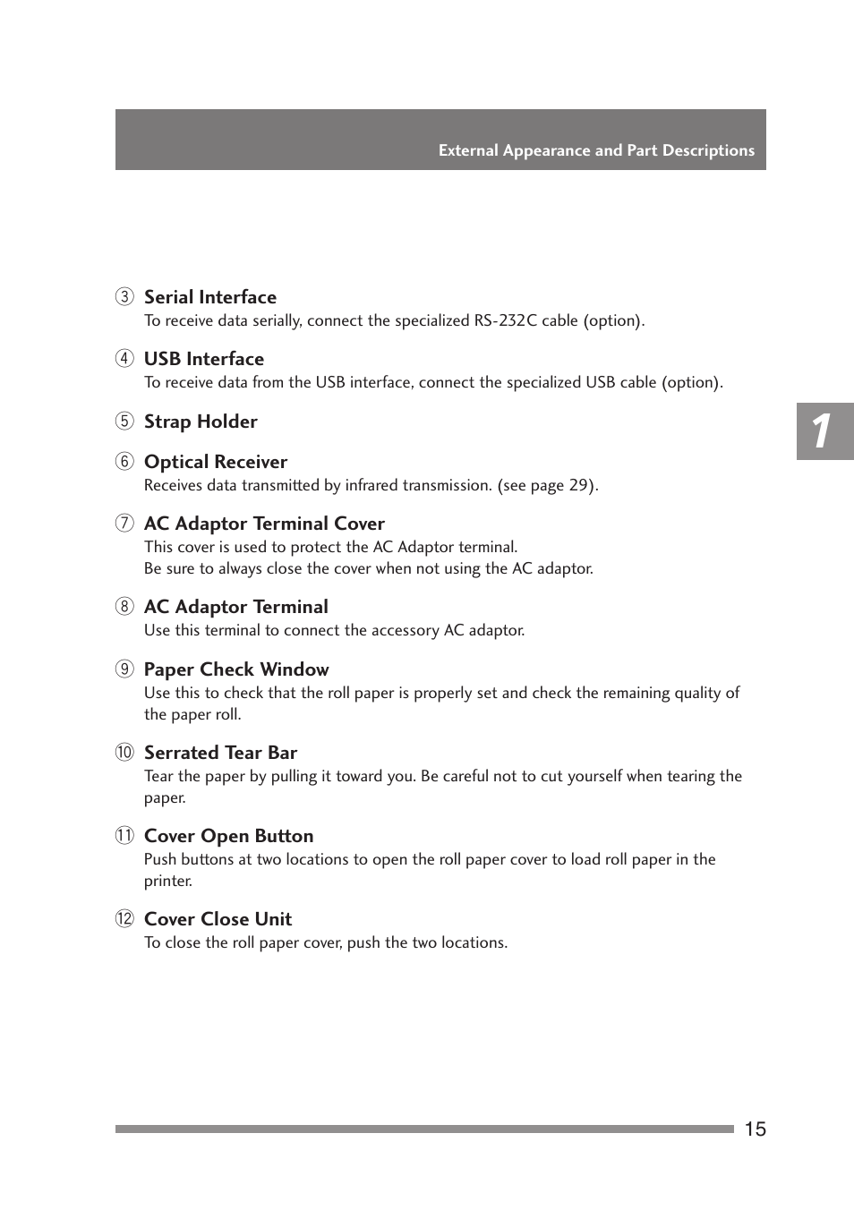 Citizen Systems PD-24 User Manual | Page 15 / 52