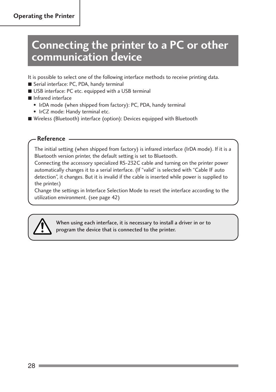 Chapter 3, Side | Citizen Systems PD-24 User Manual | Page 28 / 52