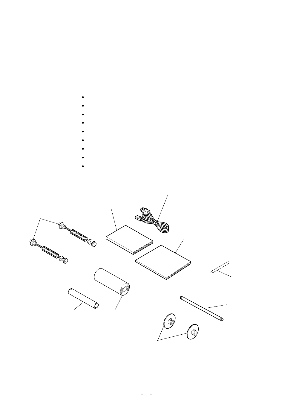 1 printer accessories | Citizen Systems CLP-8301 User Manual | Page 11 / 75