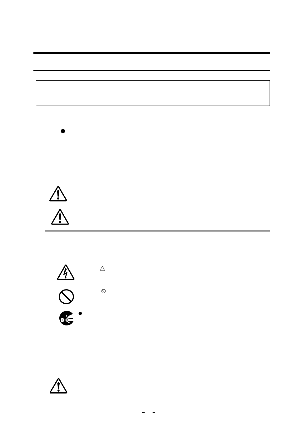 Chapter, Safety precautions, L safety signs | Citizen Systems CLP-8301 User Manual | Page 12 / 75