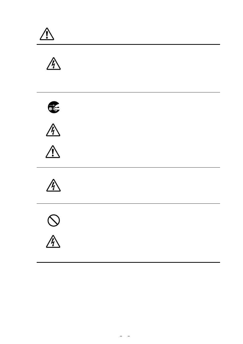 Caution | Citizen Systems CLP-8301 User Manual | Page 15 / 75