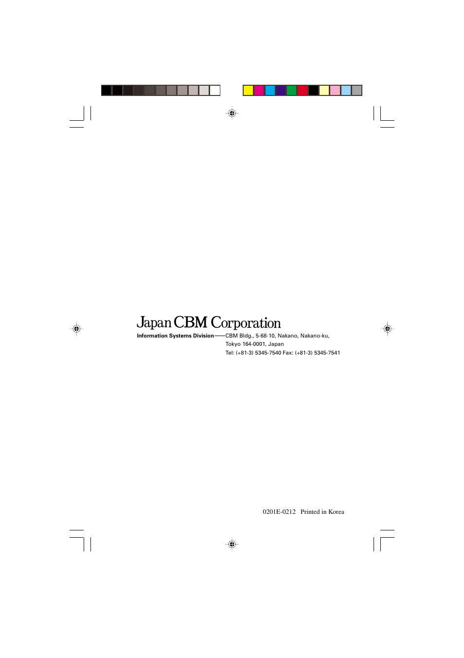 Citizen Systems CMP-10 User Manual | Page 40 / 40