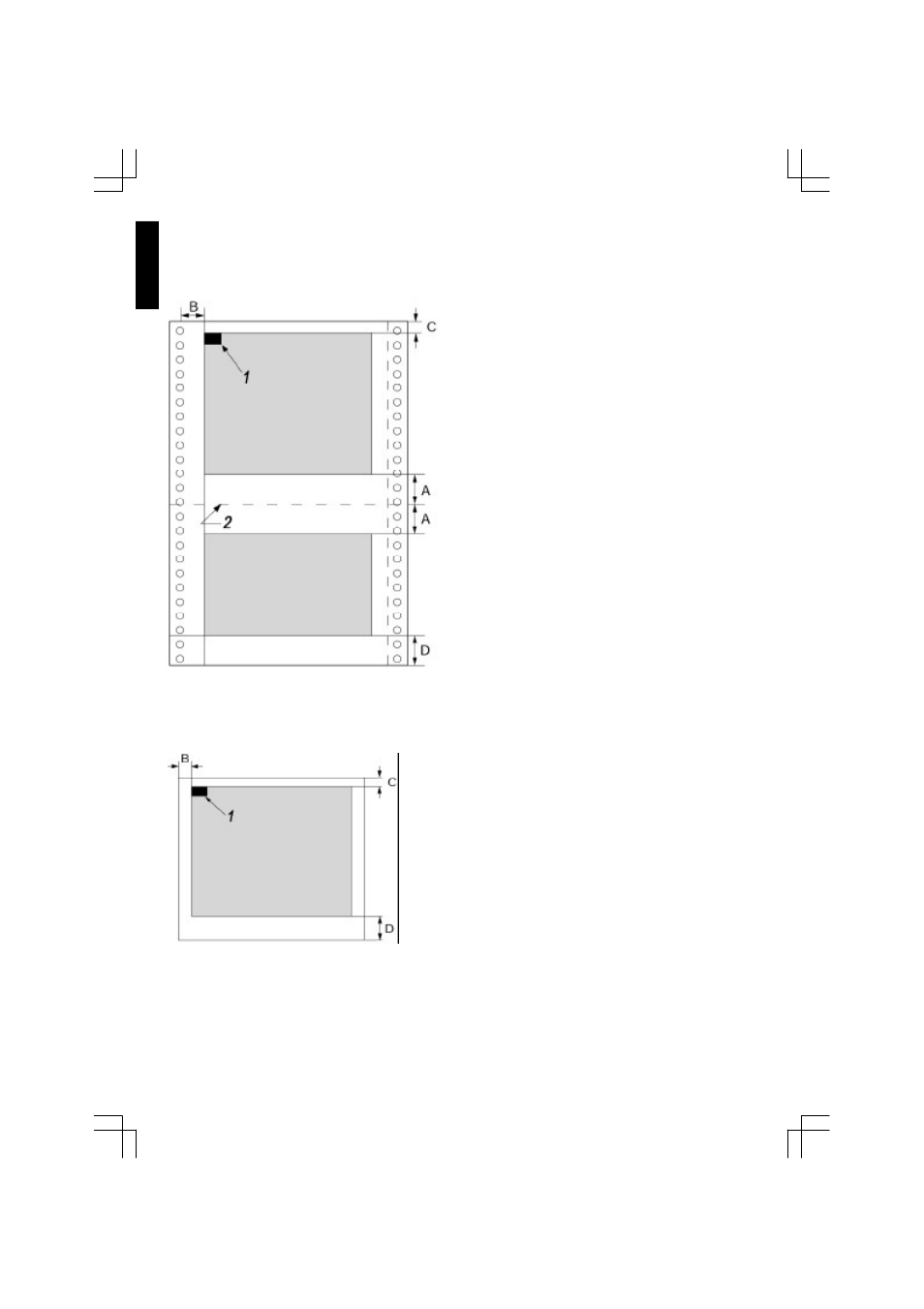 Printing area | Citizen Systems 500 User Manual | Page 32 / 32