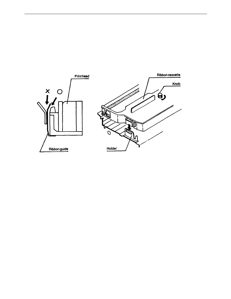 2 the ribbon cassette installation | Citizen Systems iDP-3535 User Manual | Page 12 / 38