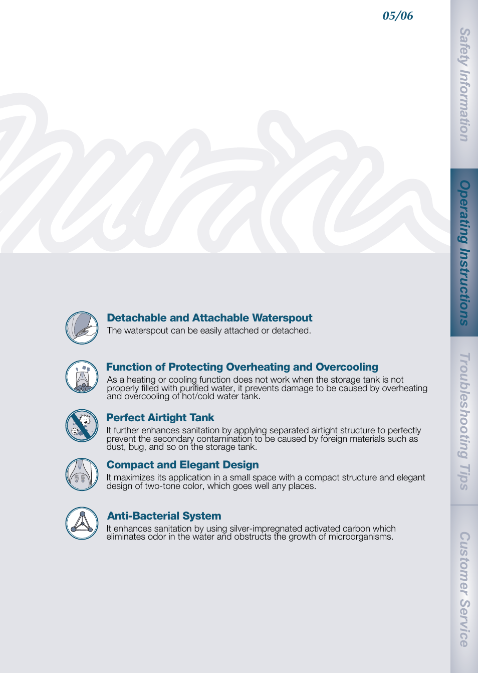 Coway CHP-01BL User Manual | Page 7 / 20