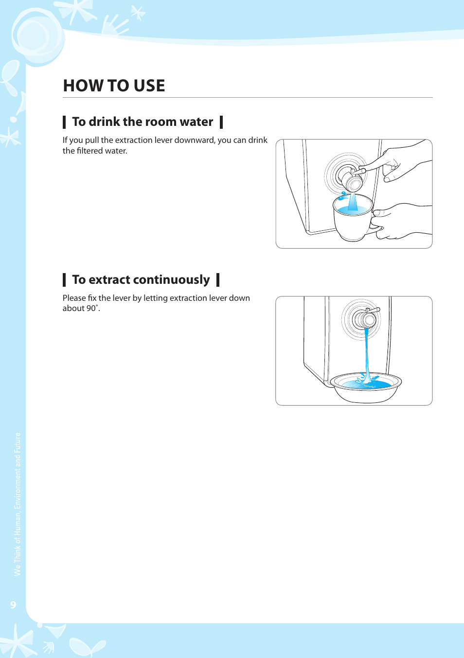 How to use | Coway P-07CL User Manual | Page 10 / 28