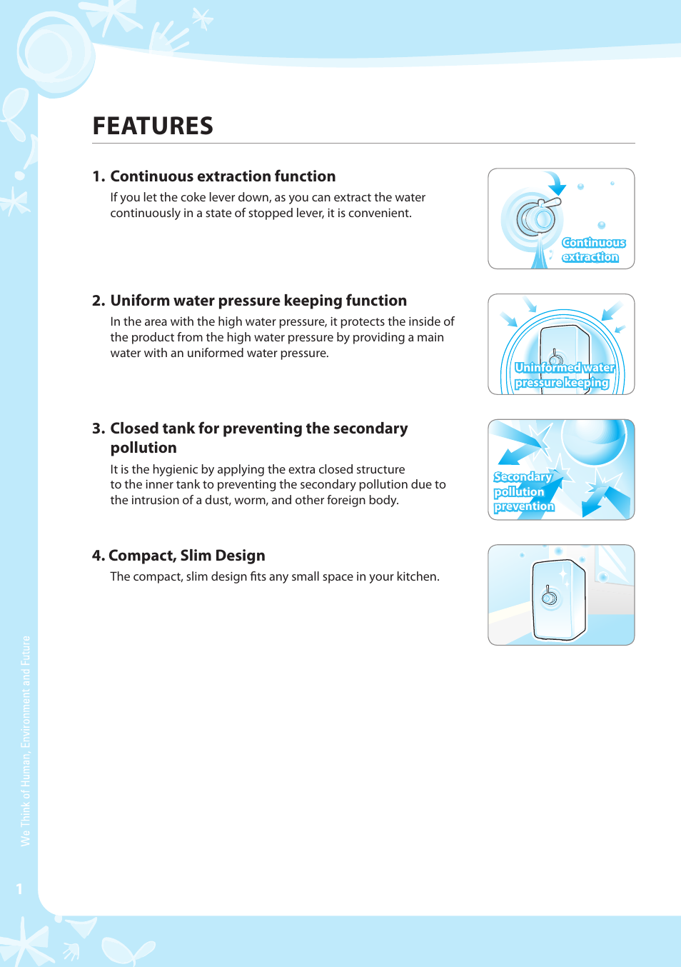 Features | Coway P-07CL User Manual | Page 2 / 28