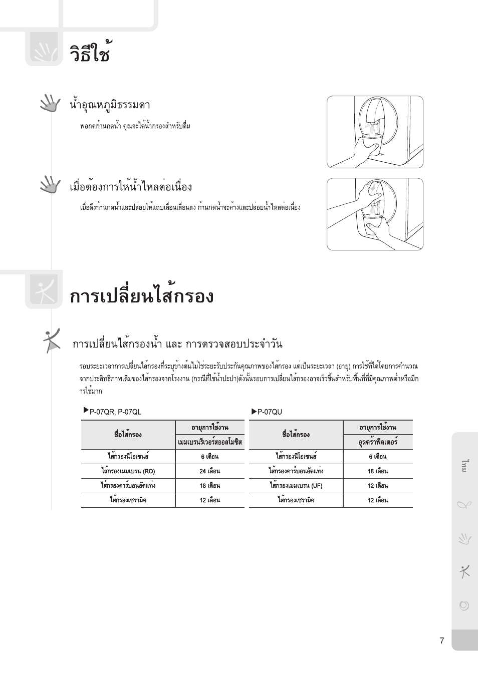 Coway P-07QR User Manual | Page 17 / 32