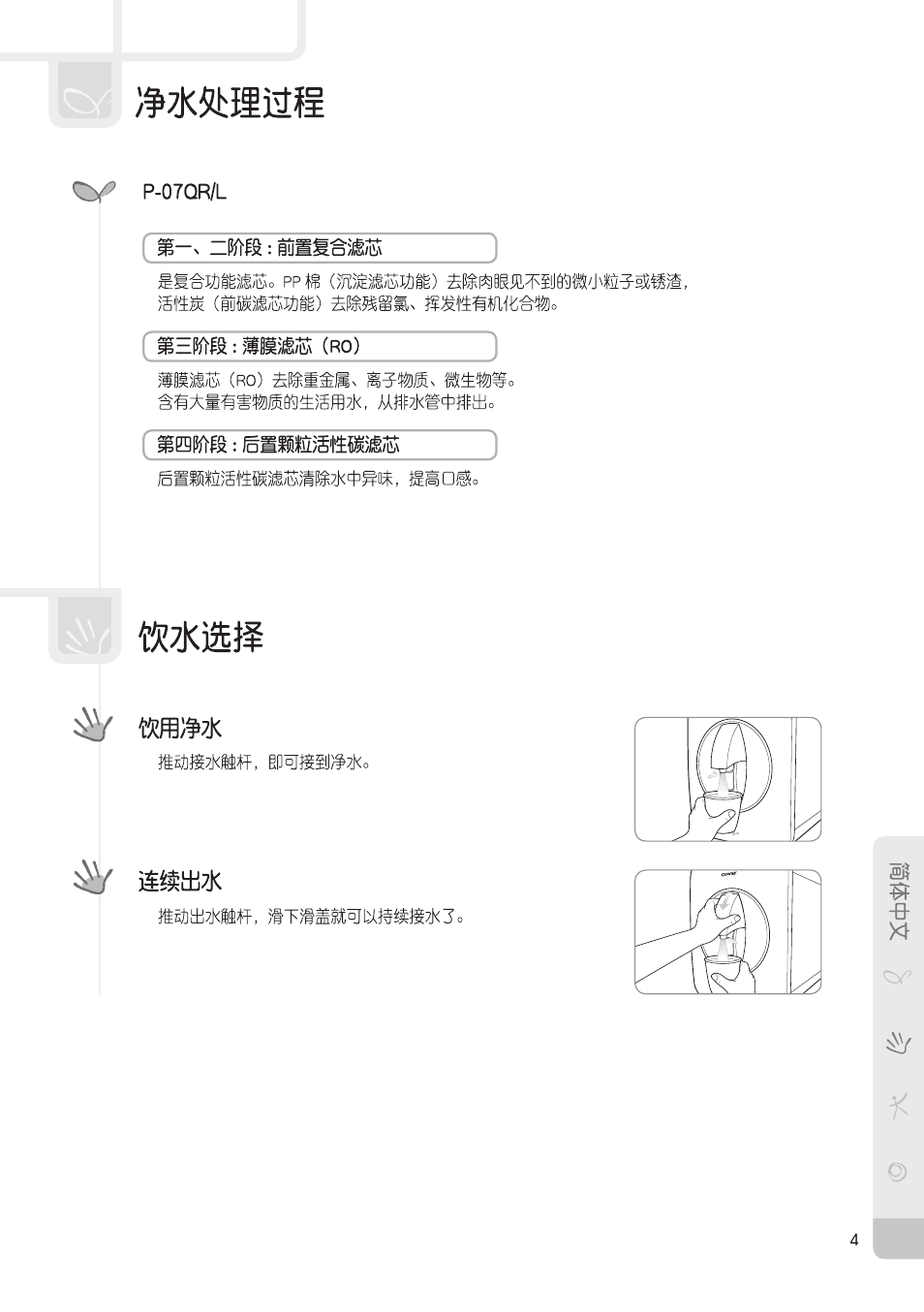 Coway P-07QR User Manual | Page 23 / 32