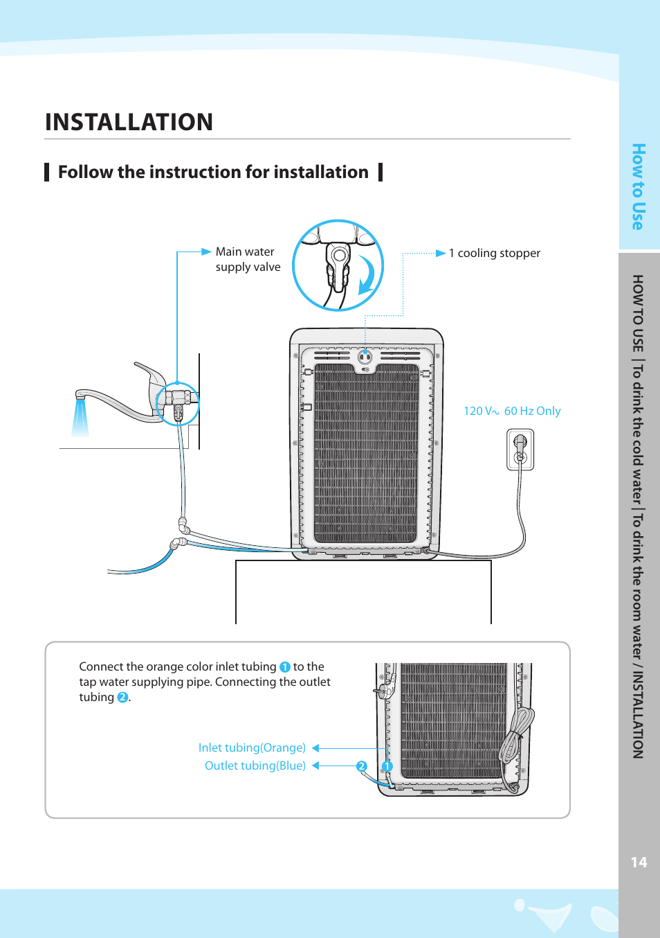 Installation, Follow the instruction for installation | Coway CP-07BLO User Manual | Page 15 / 32