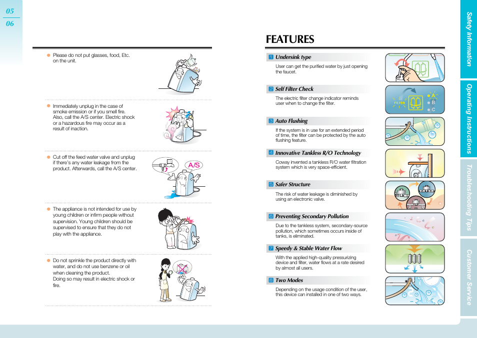 Features | Coway P-06CR User Manual | Page 4 / 10